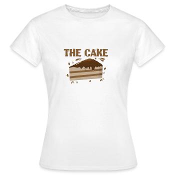 The Cake Chocolate Cake - Women's T-Shirt - white - Front - AI Model Female 172 dark (172cm)