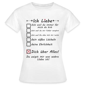 4 Monate zusammen Beziehung Monatstag Freundin - Frauen T-Shirt - Weiß - Vorne - AI Model Female 172 dark (172cm)