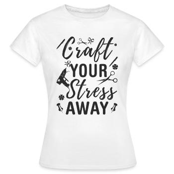 bricoler - T-shirt Femme - blanc - Devant - AI Model Female 172 dark (172cm)