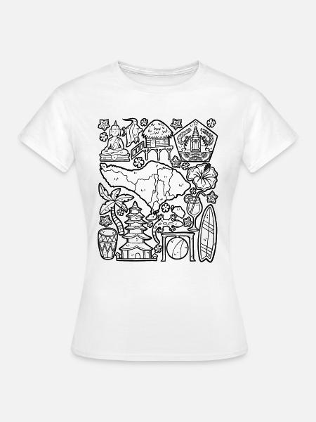 Bali - Frauen T-Shirt - Weiß