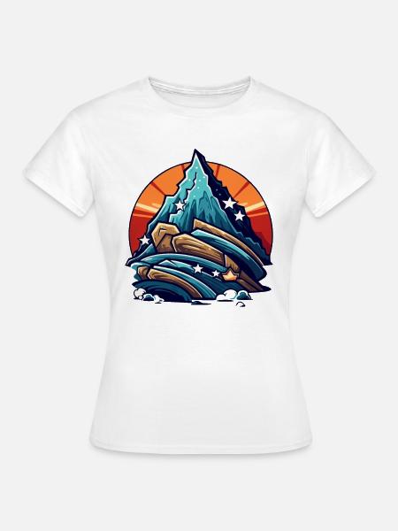 Hoher Berg - Frauen T-Shirt - Weiß