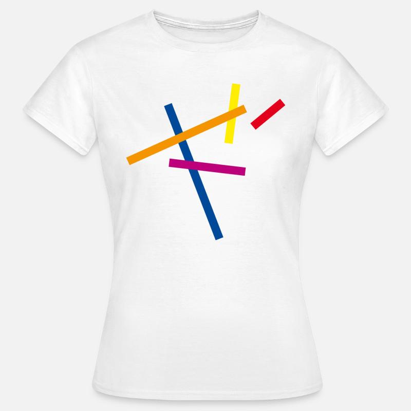 Minimal Pattern Ornament - Women's T-Shirt - white