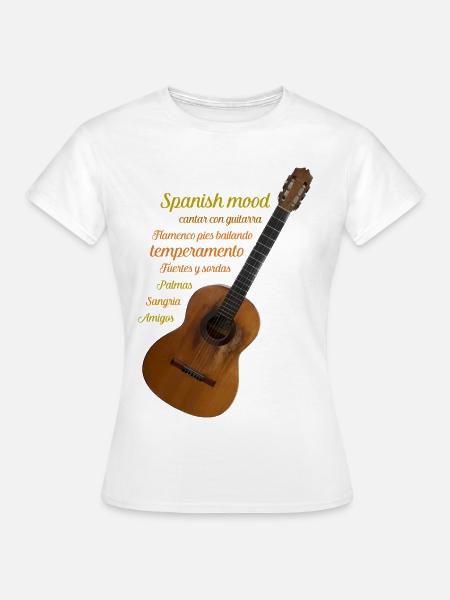 Spanische Stimmung - Frauen T-Shirt - Weiß