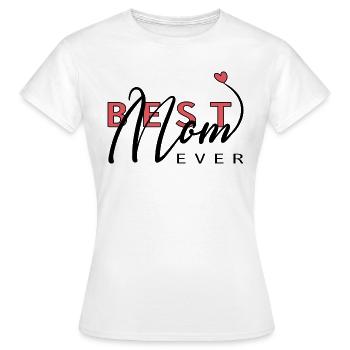 Meilleure maman de tous les temps - T-shirt Femme - blanc - Devant - AI Model Female 172 dark (172cm)