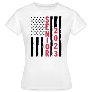 Senior 2023 - T-shirt Femme - blanc - Devant - AI Model Female 172 dark (172cm)