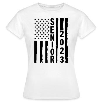 Senior 2023 - T-shirt Femme - blanc - Devant - AI Model Female 172 dark (172cm)