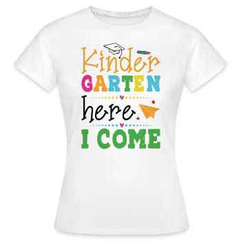 The Nursery School Me Voilà - Women's T-Shirt - white - Front - AI Model Female 172 dark (172cm)