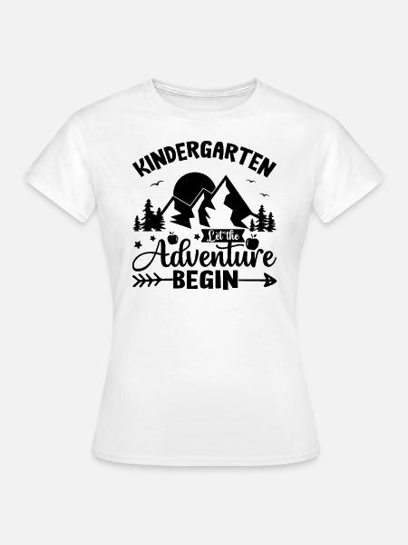 Kindergarten Das Abenteuer beginnt - Frauen T-Shirt - Weiß