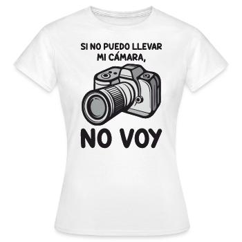 Si Je Ne Peux Pas Apporter Ma Caméra - T-shirt Femme - blanc - Devant - AI Model Female 172 dark (172cm)