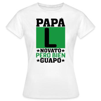 Nouveau Papa - T-shirt Femme - blanc - Devant - AI Model Female 172 dark (172cm)