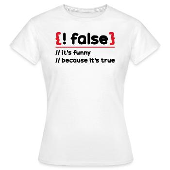 Programmierer Programmierung Software Coding Encoder - Frauen T-Shirt - Weiß - Vorne - AI Model Female 172 dark (172cm)