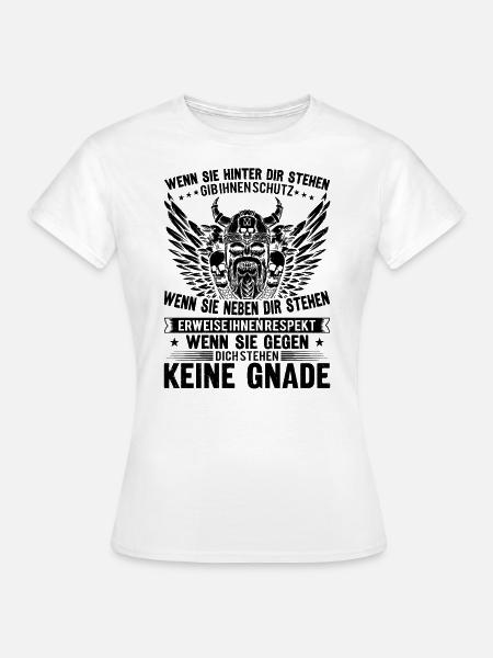 Wenn Sie Hinter Dir Stehen - Frauen T-Shirt - Weiß