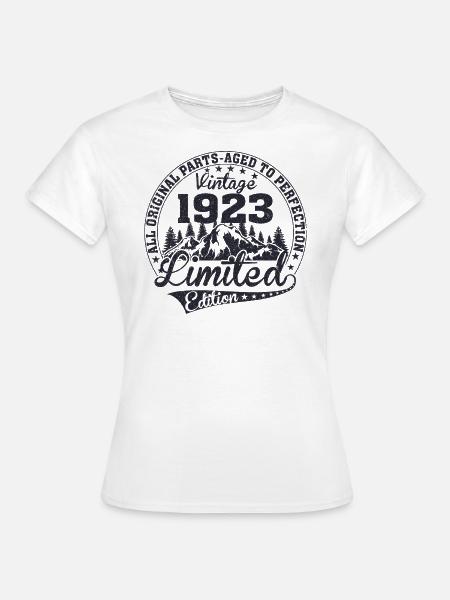 1923 GEBURT EINER LEGENDE - Frauen T-Shirt - Weiß