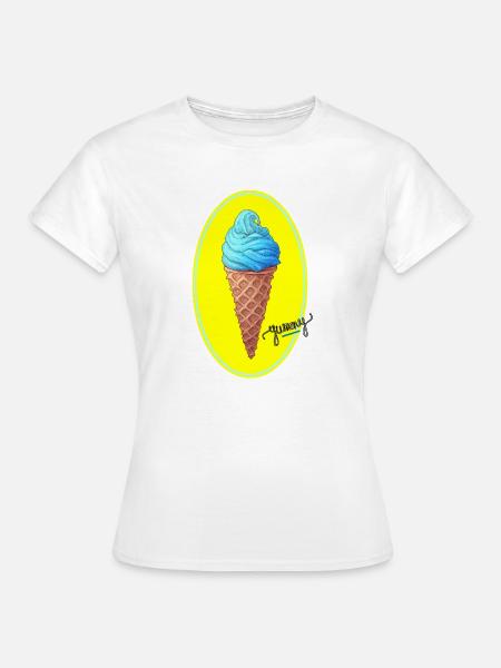 leckere eiscreme - Frauen T-Shirt - Weiß