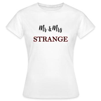 mr and mrs seltsam - Frauen T-Shirt - Weiß - Vorne - AI Model Female 172 dark (172cm)