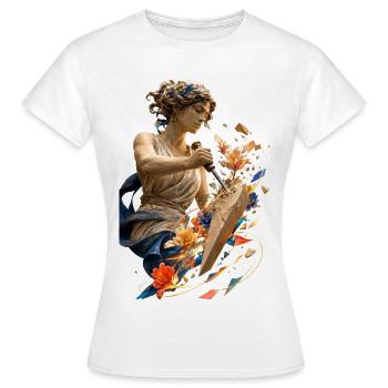 Surreal Creative Glow - Women's T-Shirt - white - Front - AI Model Female 172 dark (172cm)