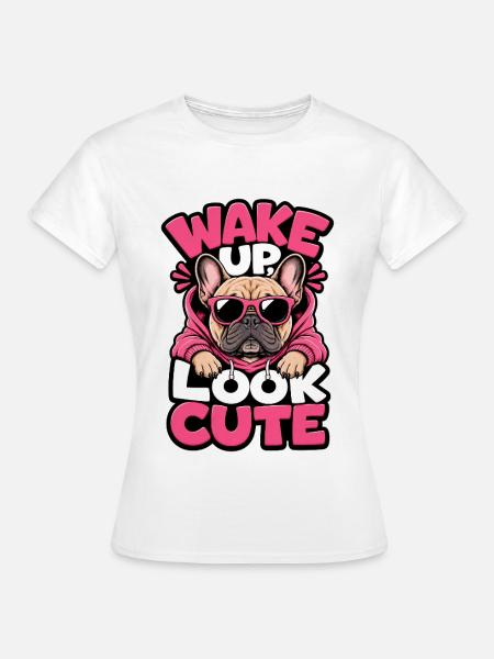 Französische Bulldogge - Frauen T-Shirt - Weiß