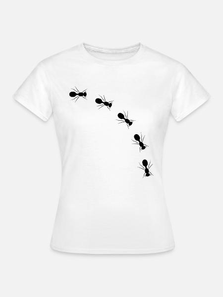 Ameise - Frauen T-Shirt - Weiß