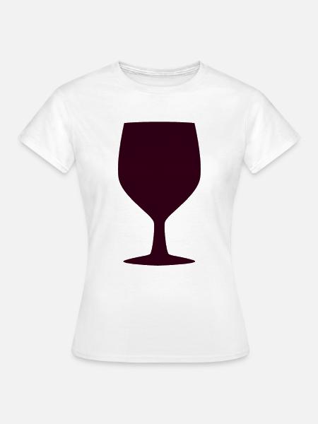 Wein - Frauen T-Shirt - Weiß