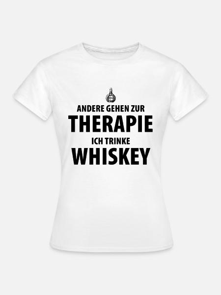 Whiskey - Frauen T-Shirt - Weiß