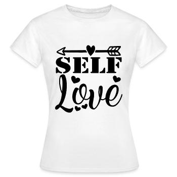 Amour de soi - T-shirt Femme - blanc - Devant - AI Model Female 172 dark (172cm)