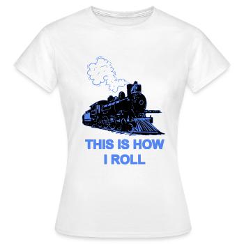 Conducteurs de train conducteurs de train train proverbe cadeau - T-shirt Femme - blanc - Devant - AI Model Female 172 dark (172cm)