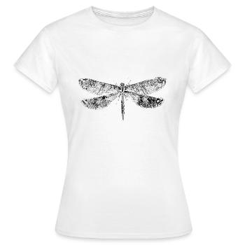 Libellule - T-shirt Femme - blanc - Devant - AI Model Female 172 dark (172cm)