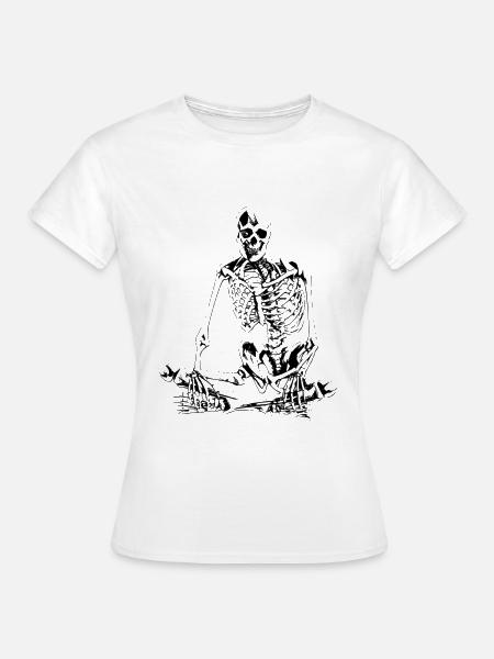 skeleton - Women's T-Shirt - white