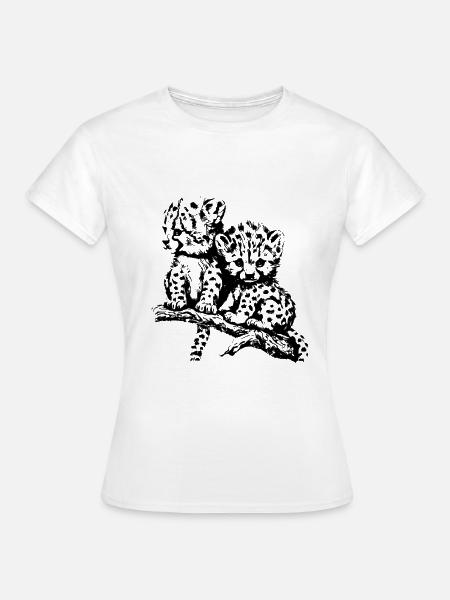 Guépard - T-shirt Femme - blanc