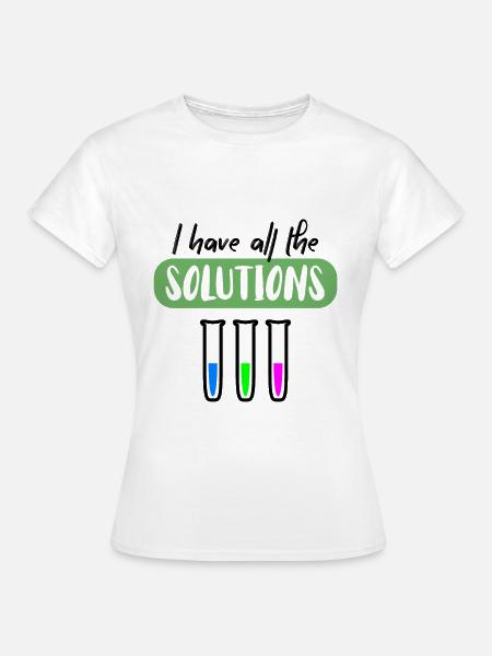 Chemiker - Frauen T-Shirt - Weiß