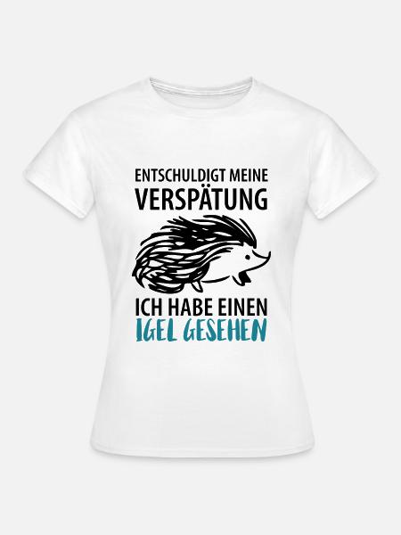 Igel - Frauen T-Shirt - Weiß