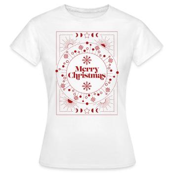 Joyeux noël - T-shirt Femme - blanc - Devant - AI Model Female 172 dark (172cm)