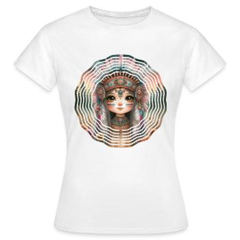 Little Bohemian Style Girl - Women's T-Shirt - white - Front - AI Model Female 172 dark (172cm)