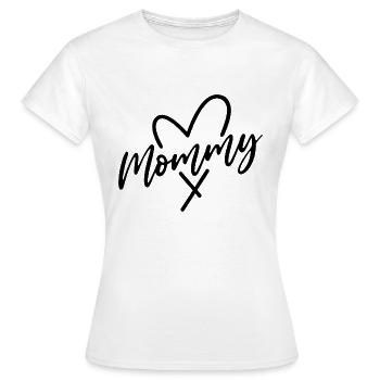 Mommy - Women's T-Shirt - white - Front - AI Model Female 172 dark (172cm)