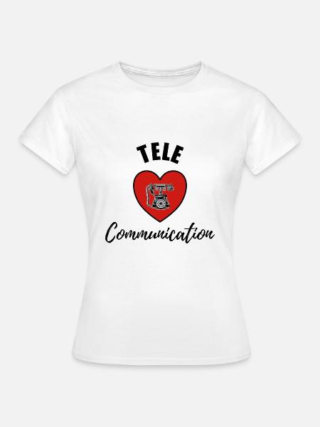 Telecommunication - Frauen T-Shirt - Weiß