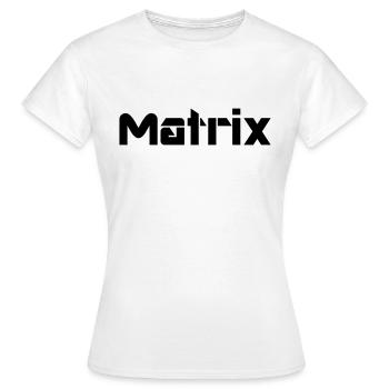Matrice - T-shirt Femme - blanc - Devant - AI Model Female 172 dark (172cm)