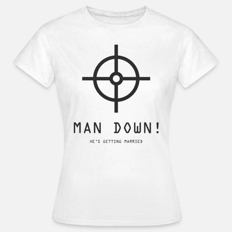 One man less! He will get married - Women's T-Shirt - white