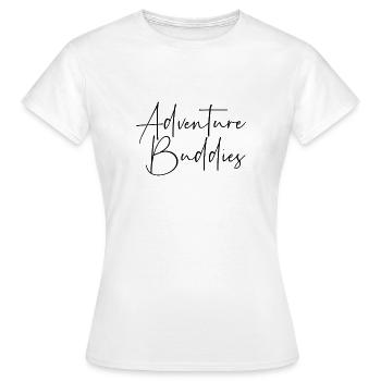 Copains d'aventure - T-shirt Femme - blanc - Devant - AI Model Female 172 dark (172cm)