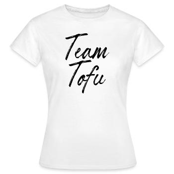 Équipe tofu - T-shirt Femme - blanc - Devant - AI Model Female 172 dark (172cm)