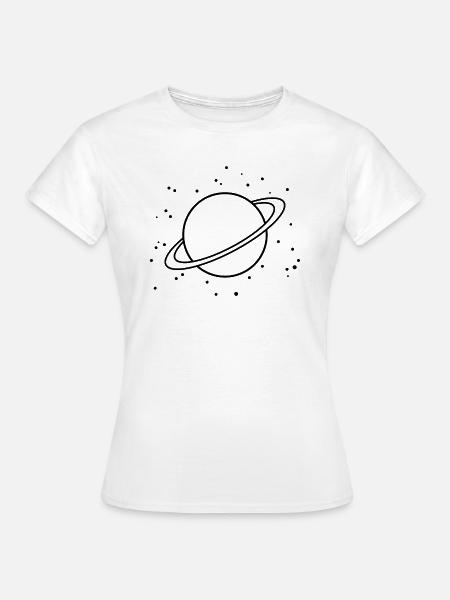 Planet - Frauen T-Shirt - Weiß