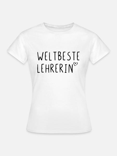 Weltbeste Lehrerin - Frauen T-Shirt - Weiß
