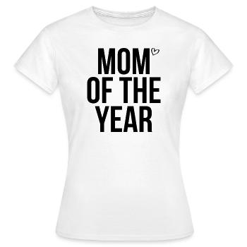 Maman de l’année - T-shirt Femme - blanc - Devant - AI Model Female 172 dark (172cm)