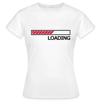 Loading loading bar Loading Bar - Women's T-Shirt - white - Front - AI Model Female 172 dark (172cm)