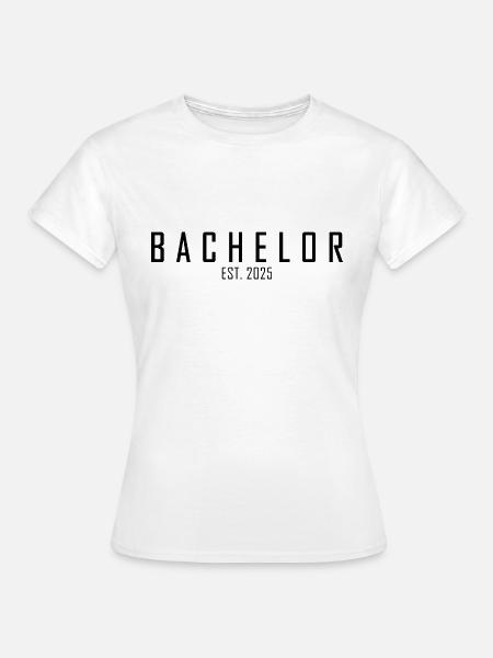 Bachelor est. 2025 - Frauen T-Shirt - Weiß