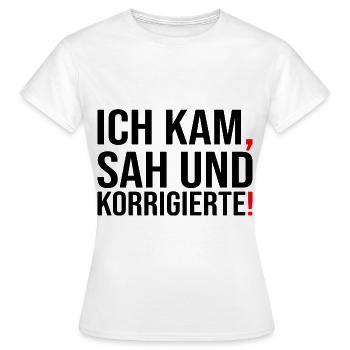 Lehrerin Abschlussklasse Geschenk - Frauen T-Shirt - Weiß - Vorne - AI Model Female 172 dark (172cm)