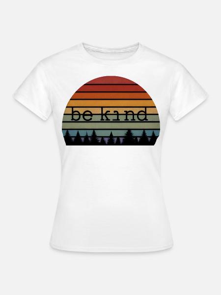 freundlich sein - Frauen T-Shirt - Weiß