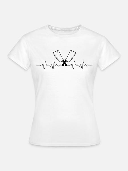 Fleischer Metzger - Frauen T-Shirt - Weiß