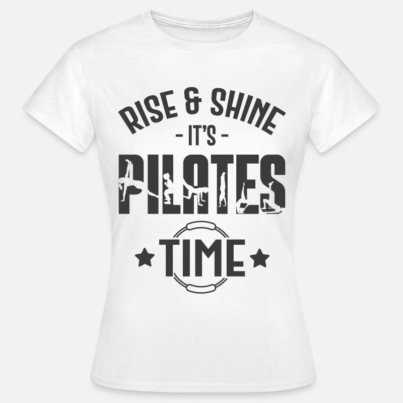 Pilates - Koszulka damska - biały