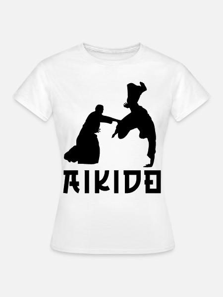 Aikido - Frauen T-Shirt - Weiß