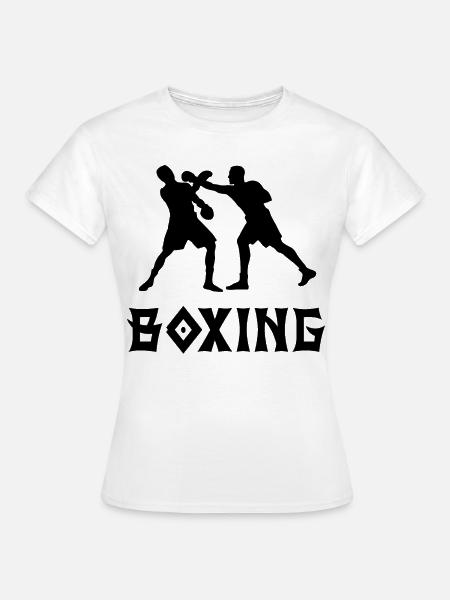 Boxen - Frauen T-Shirt - Weiß